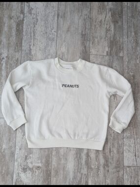 RSQ Peanuts Crewneck Sweatshirt in Off-White New With Out Tags